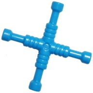 Lego čtyřstranný klíč, azurová tmavá (11402d DARK AZURE)